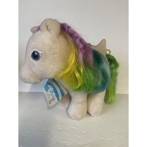 RARE Vtg Hasbro Softies My Little Pony STARSHINE Rainbow Pony Plush w/ Tag 1984